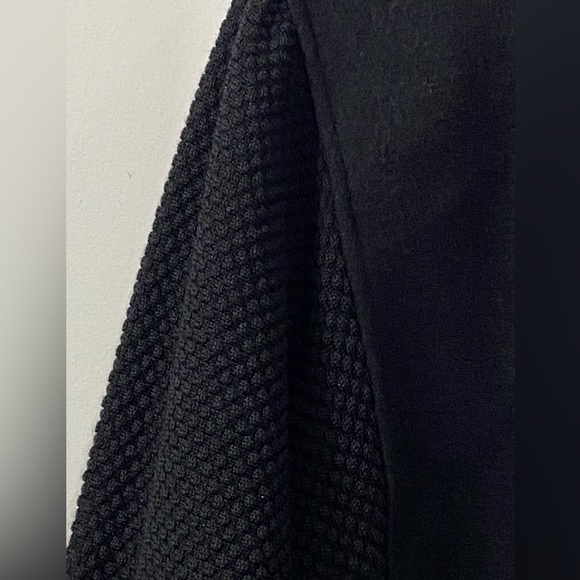 Vintage Geiger Collection Wool Cardigan Sweater Blazer Black size M - Picture 5 of 12